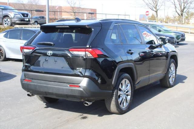 Certified 2021 Toyota RAV4 XLE Premium with VIN 2T3A1RFV8MC152359 for sale in Indianapolis, IN