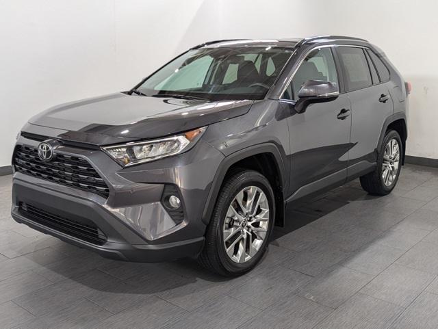 Certified 2021 Toyota RAV4 XLE Premium with VIN 2T3A1RFV8MW226412 for sale in Brook Park, OH