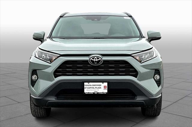 Certified 2021 Toyota RAV4 XLE Premium with VIN 2T3A1RFV9MW204631 for sale in Landover, MD