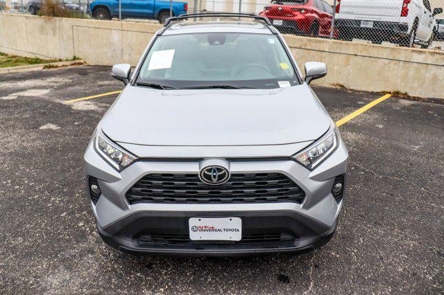 Certified 2021 Toyota RAV4 XLE Premium with VIN 2T3C1RFV0MC141834 for sale in San Antonio, TX