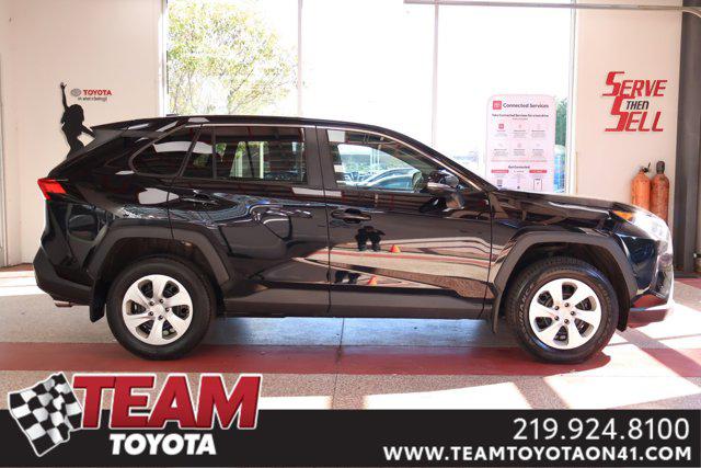 Certified 2022 Toyota RAV4 LE with VIN 2T3G1RFV8NC273145 for sale in Schererville, IN