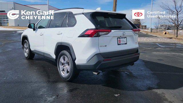Certified 2022 Toyota RAV4 XLE with VIN 2T3P1RFV7NC287196 for sale in Cheyenne, WY