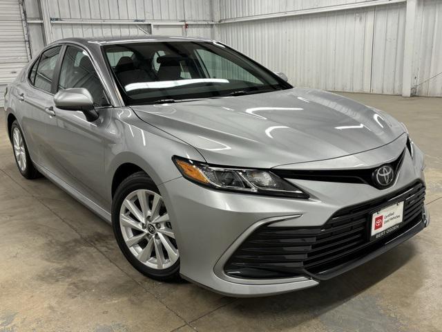 Certified 2022 Toyota Camry LE with VIN 4T1C11AK6NU654349 for sale in Harlingen, TX