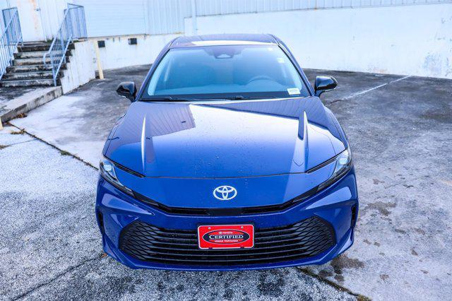 Certified 2025 Toyota Camry LE with VIN 4T1DAACK8SU053909 for sale in San Antonio, TX