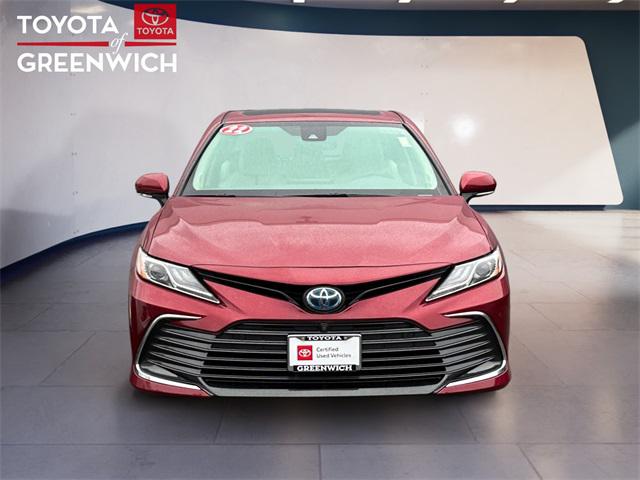 Certified 2022 Toyota Camry XLE with VIN 4T1F31AK2NU037229 for sale in Cos Cob, CT