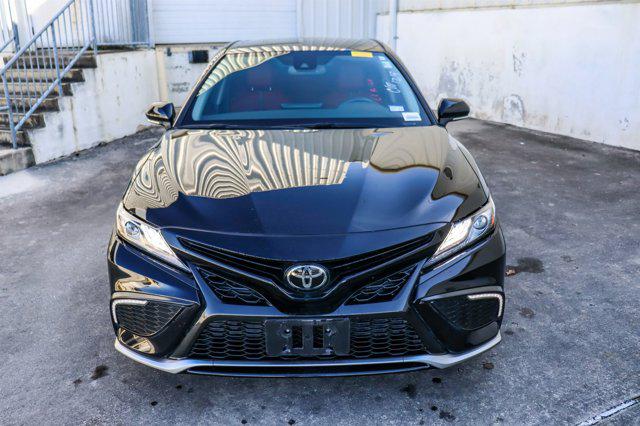 Certified 2022 Toyota Camry XSE with VIN 4T1K61AK3NU719171 for sale in San Antonio, TX