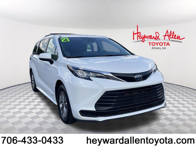 Certified 2021 Toyota Sienna LE with VIN 5TDBRKECXMS015427 for sale in Athens, GA