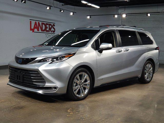 Certified 2021 Toyota Sienna Platinum with VIN 5TDERKEC7MS014166 for sale in Little Rock, AR