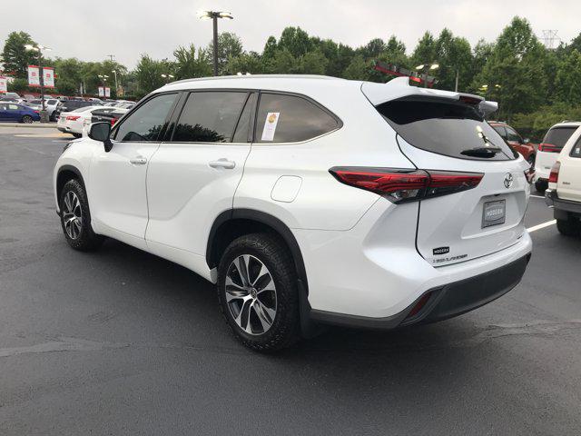 Certified 2022 Toyota Highlander XLE with VIN 5TDGZRBH7NS571369 for sale in Winston Salem, NC