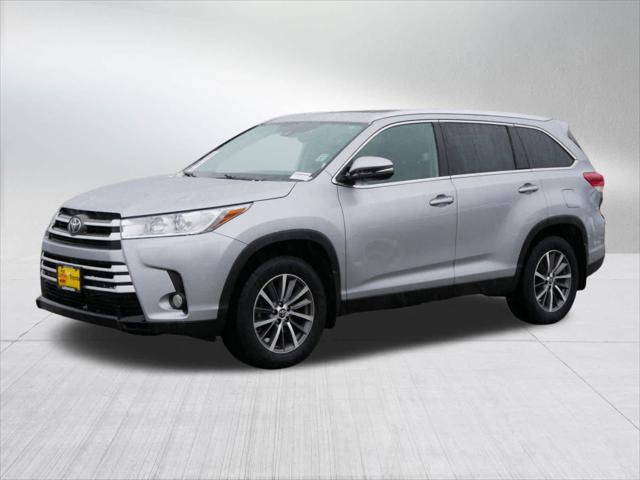 Certified 2019 Toyota Highlander XLE with VIN 5TDJZRFH5KS593656 for sale in Golden Valley, Minnesota