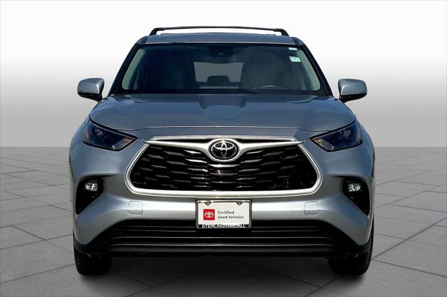 Certified 2023 Toyota Highlander LE with VIN 5TDKDRAHXPS509106 for sale in Houston, TX