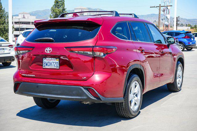 Certified 2021 Toyota Highlander LE with VIN 5TDZZRAH7MS059510 for sale in Mission Hills, CA