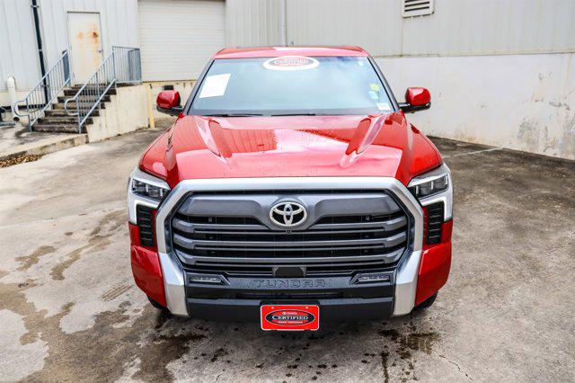 Certified 2025 Toyota Tundra Limited with VIN 5TFJA5DBXSX244758 for sale in San Antonio, TX