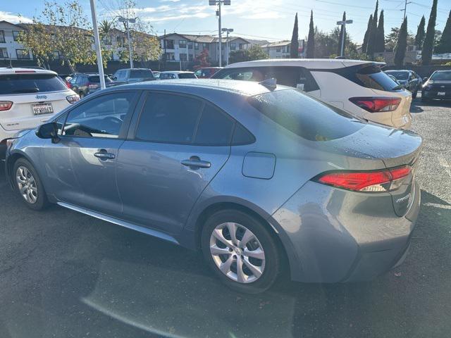 Certified 2022 Toyota Corolla LE with VIN 5YFEPMAE2NP345790 for sale in Napa, CA