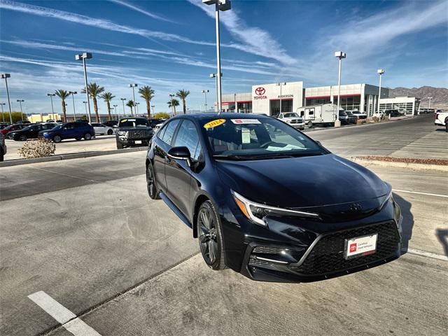 Certified 2024 Toyota Corolla SE with VIN 5YFP4MCE7RP213127 for sale in Lake Havasu City, AZ