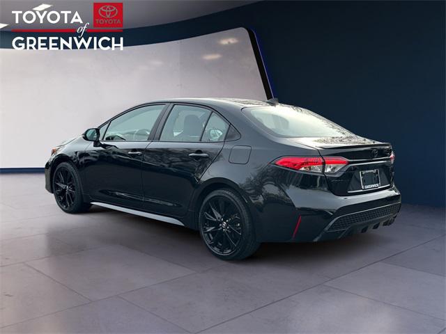 Certified 2022 Toyota Corolla Nightshade with VIN 5YFS4MCE4NP134499 for sale in Cos Cob, CT