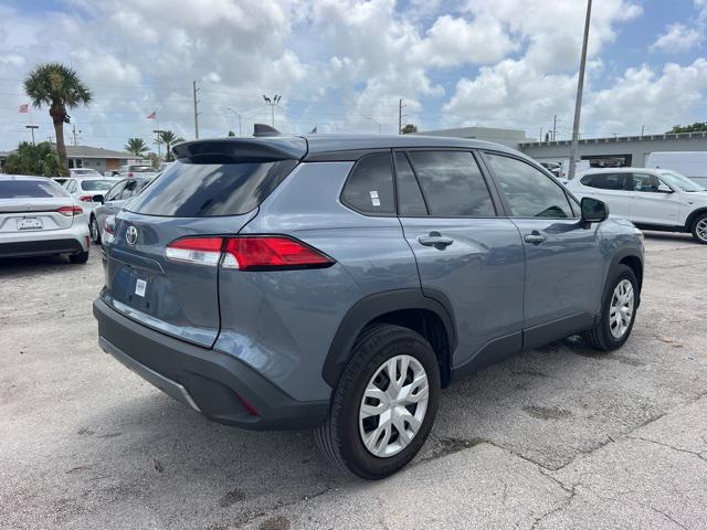 Certified 2022 Toyota Corolla Cross L with VIN 7MUAAAAG1NV019606 for sale in Hollywood, FL