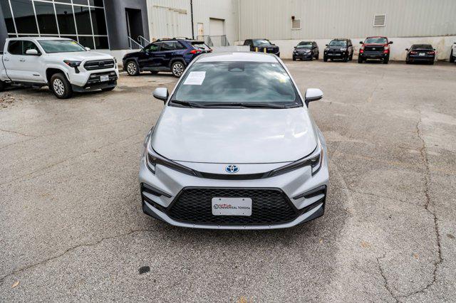 Certified 2025 Toyota Corolla SE with VIN JTDBCMFE1SJ038456 for sale in San Antonio, TX