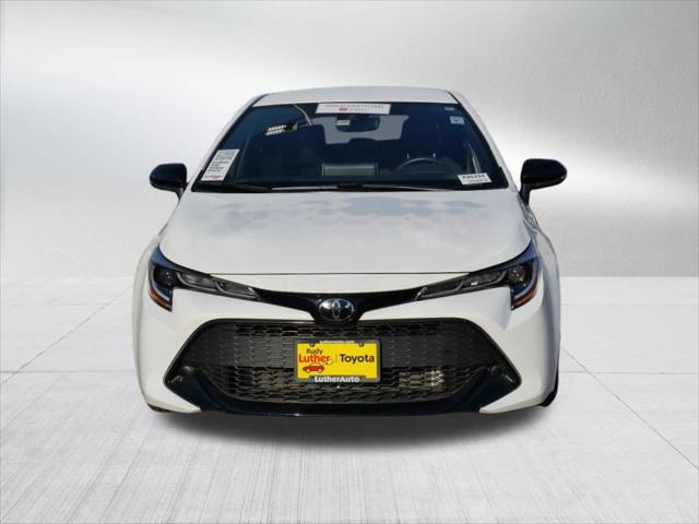 Certified 2022 Toyota Corolla Hatchback Nightshade with VIN JTND4MBE0N3189160 for sale in Golden Valley, Minnesota