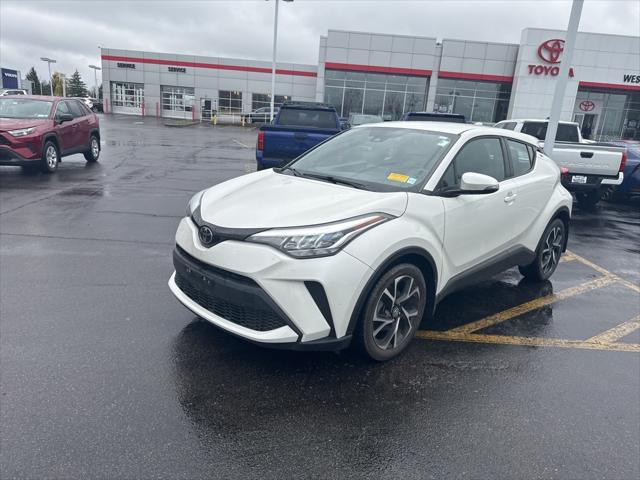 Certified 2021 Toyota C-HR XLE with VIN NMTKHMBX3MR137700 for sale in Williamsville, NY