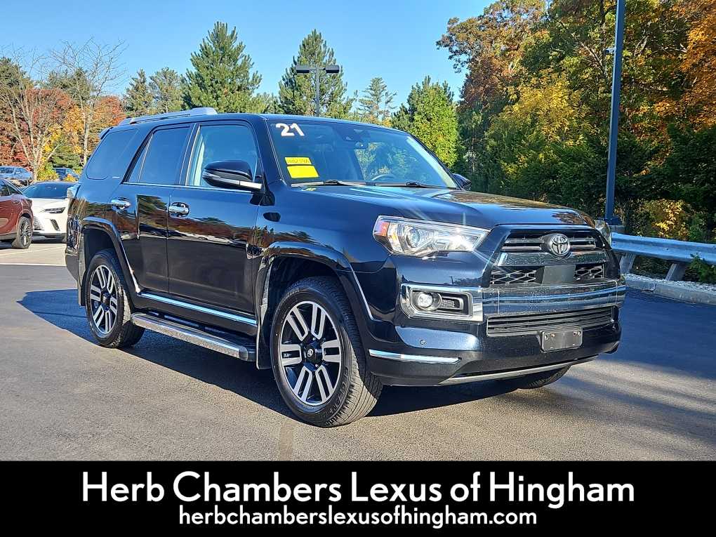 Used 2021 Toyota 4Runner Limited with VIN JTEKU5JR8M5863396 for sale in Wayland, MA